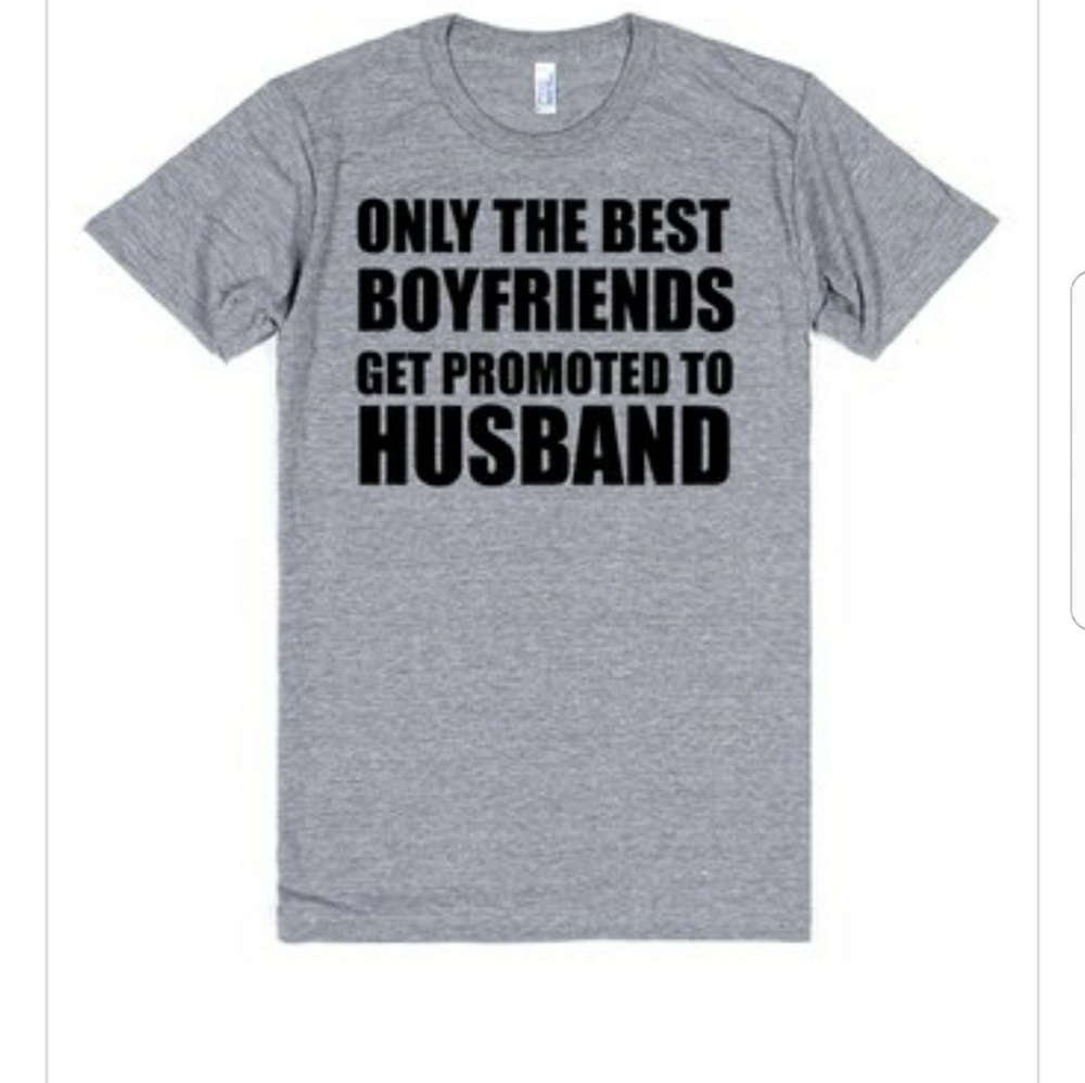 Boyfriends Promoted to Husband Funny Groom Tshirt
